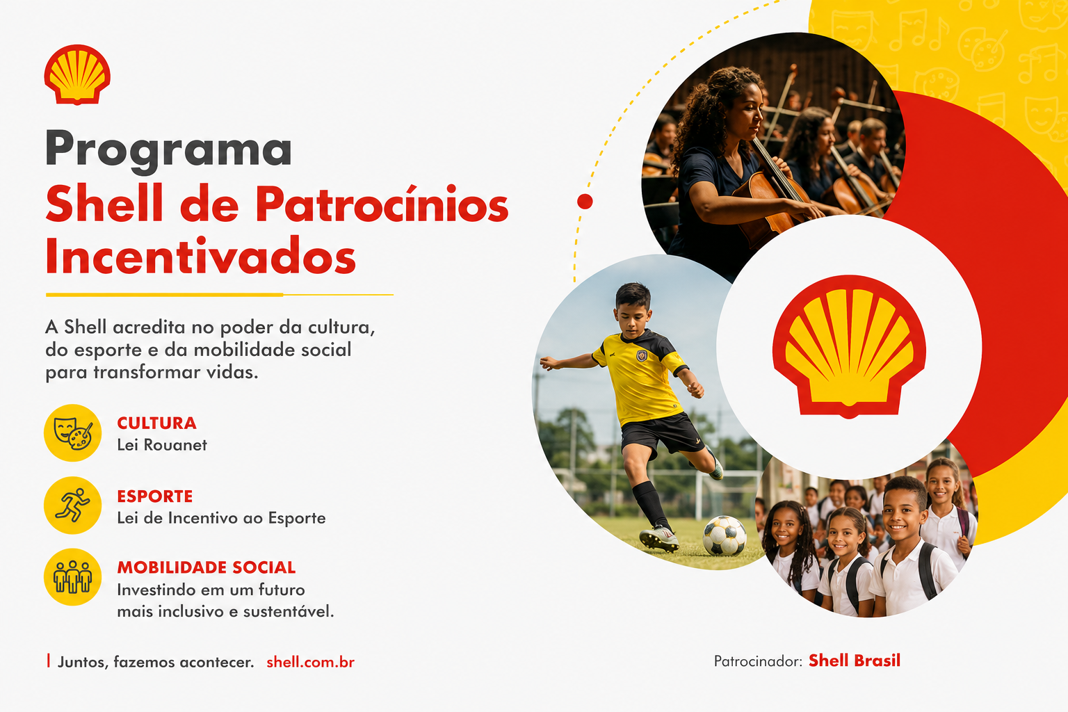 Shell abre inscrições para Programa de Patrocínios Incentivados 2026